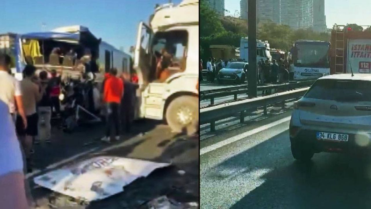 Tem Otoyolu'nda Kaza: 1 Ölü, 9 Yaralı
