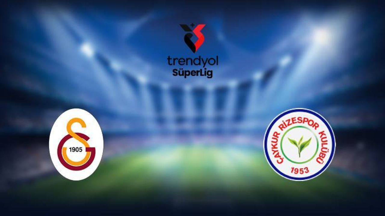 Galatasaray Ve Çaykur Rizespor Yenişemedi
