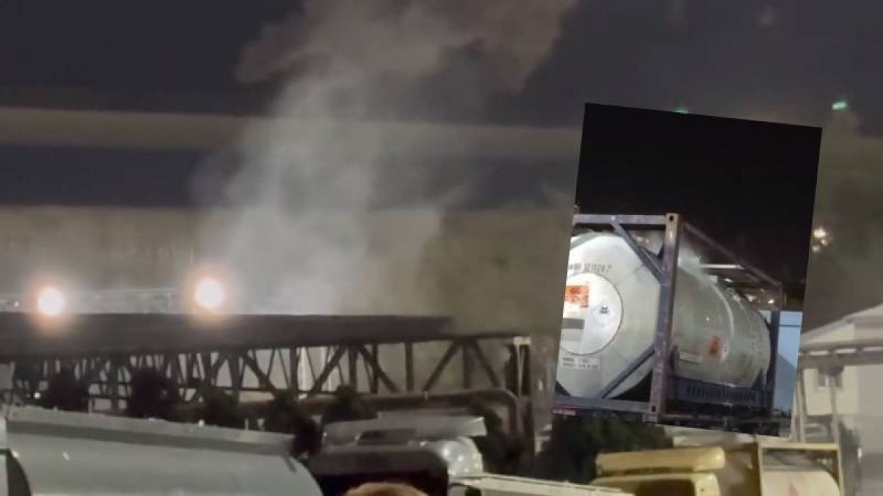 Boya Fabrikasında Kimyasal Sızıntı Alarmı
