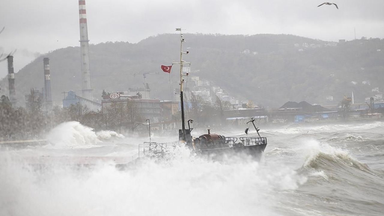 Mgm'Den Batı Karadeniz İçin Fırtına Uyarısı
