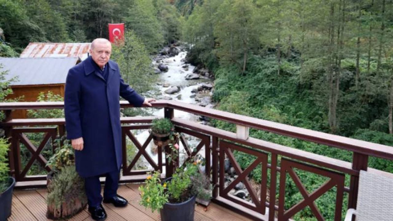 Cumhurbaşkanı Erdoğan Ayder Yaylası'nda
