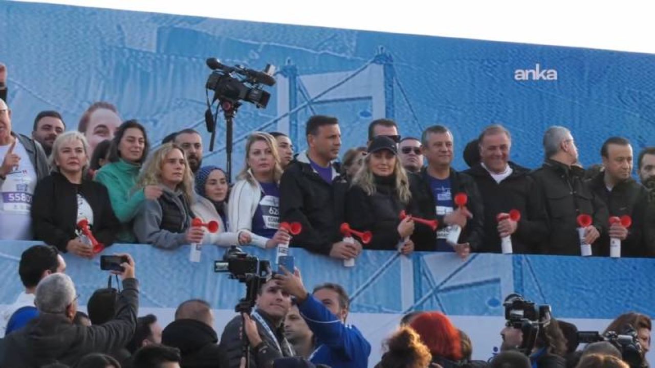 47. İstanbul Maratonu Başladı, İmamoğlu'ndan Adalet ve Hürriyet İçin Koşun Mesajı