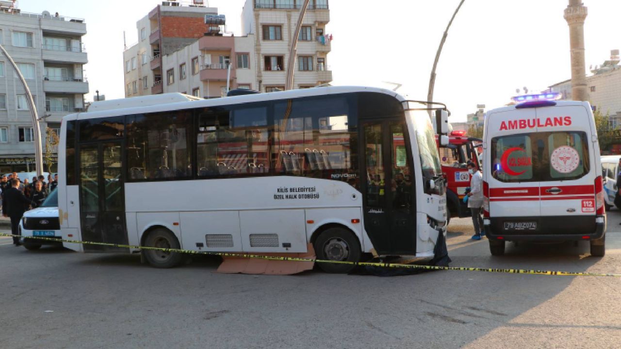 Kilis'te Halk Otobüsünün Çarptığı Kadın Öldü