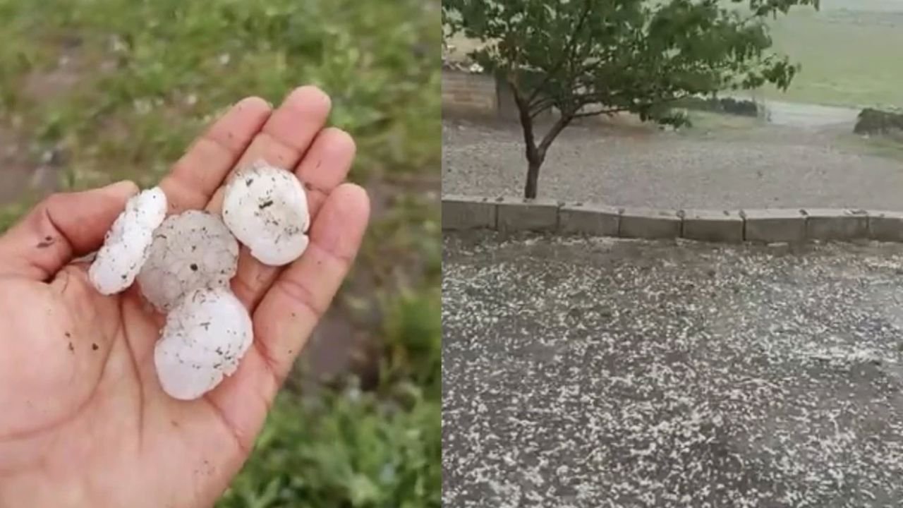 Siverek’te Sağanak Sonrası Dolu Etkili Oldu: Tarım Arazileri Zarar Gördü